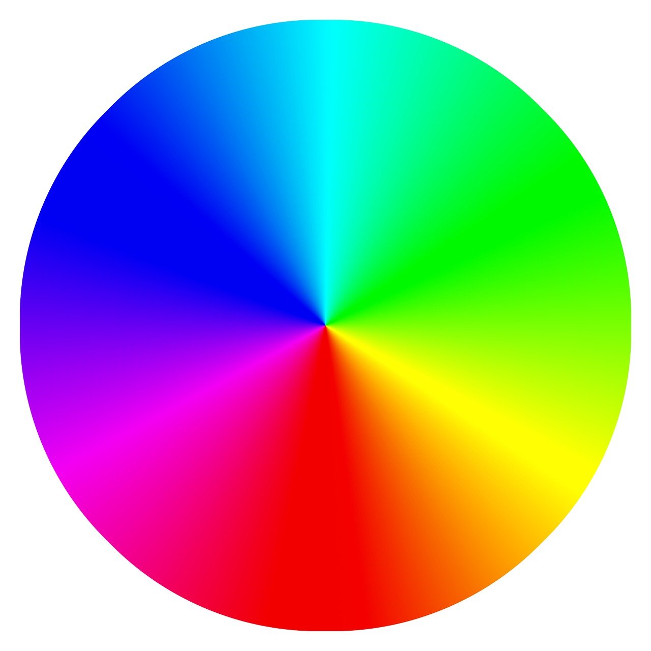 a rainbow colored circle with a white background, a digital rendering, proper shading, wheel, thisset colours, warm color gradient