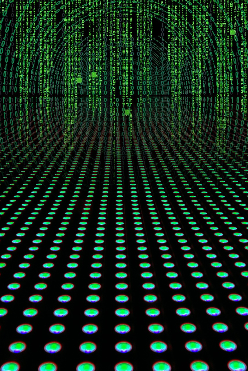 a large number of green dots on a black background, computer art, open shiny floor, in matrix, phone photo, holodeck