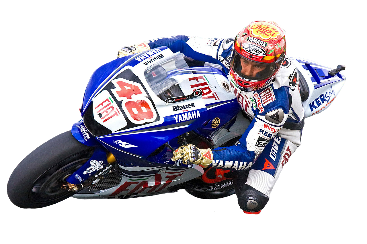 a man riding on the back of a blue motorcycle, a picture, inspired by Alonso Vázquez, transparent backround, kimi vera, mario, banner