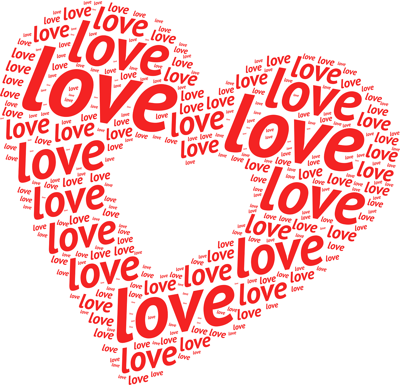 a word cloud in the shape of a heart, by David Burton-Richardson, pixabay, romanticism, created in adobe illustrator, love os begin of all, 💣 💥💣 💥, half image