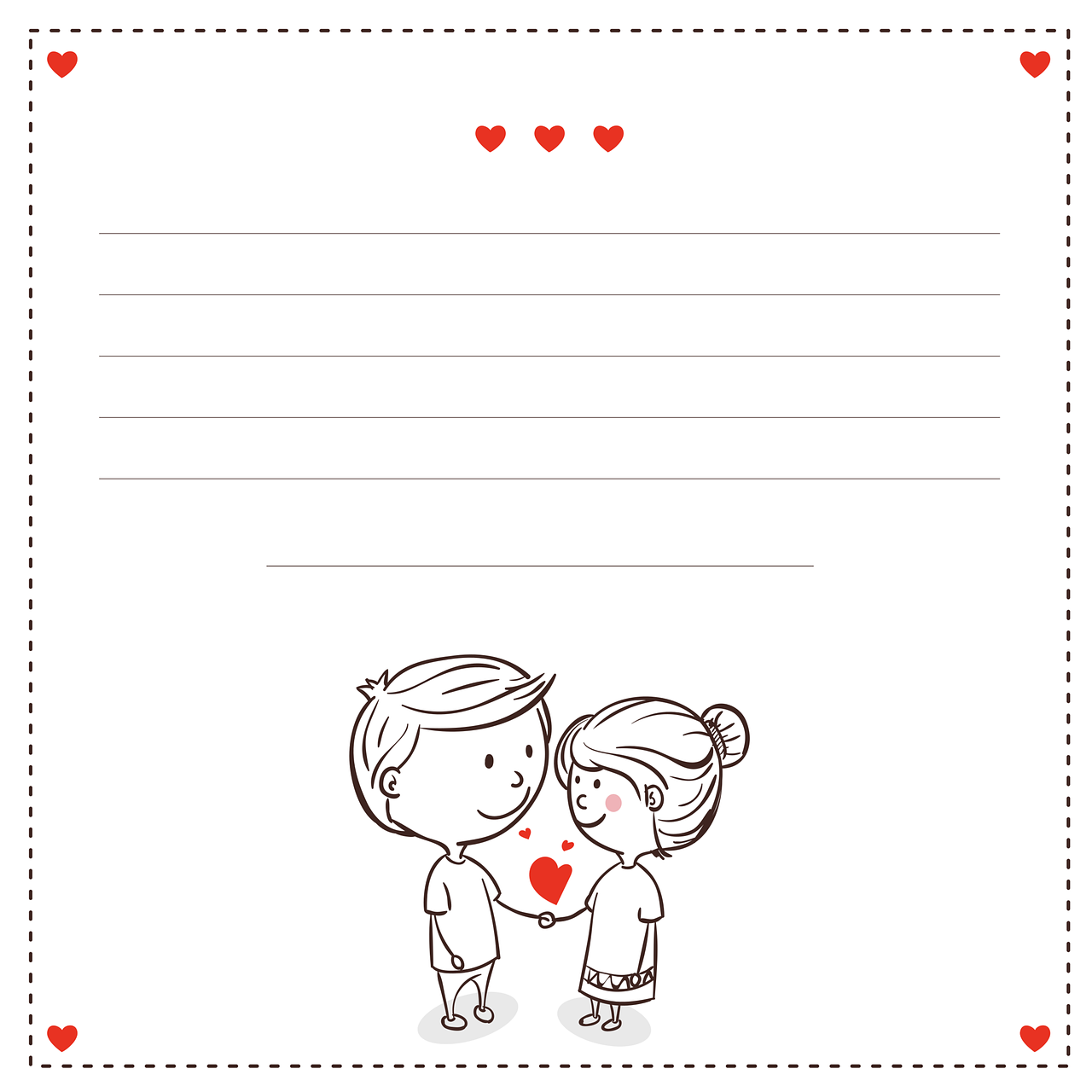 a couple of people standing next to each other, romanticism, template sheet, awww, text, child