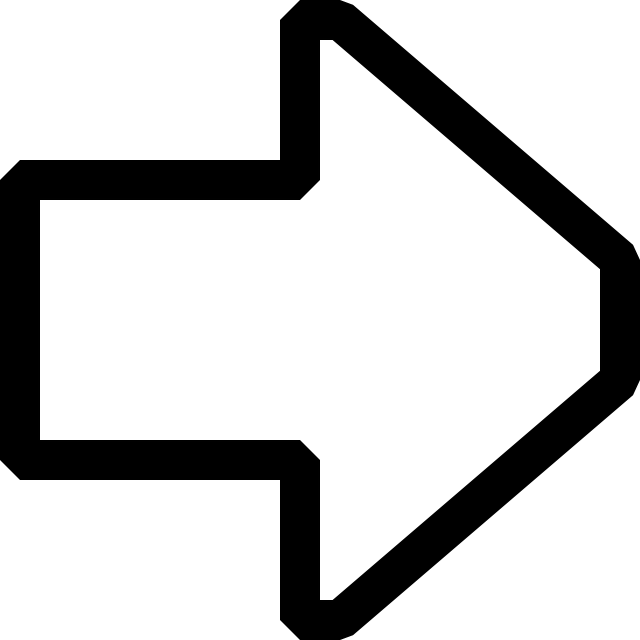 a black arrow pointing left on a white background, deviantart, computer art, outline, integration, form, orthogonal