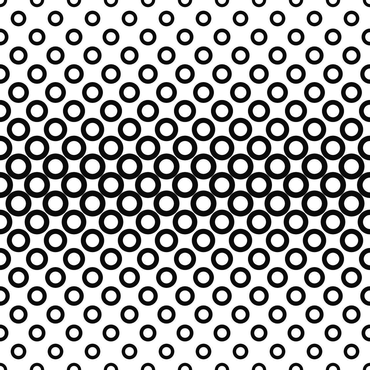 black and white circles on a white background, trending on pixabay, tech pattern, half and half, michael hoppen, seamless