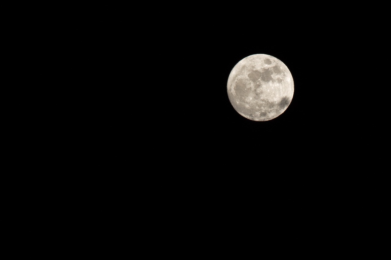 the full moon is seen from the ground