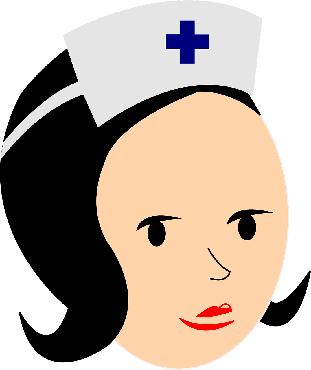 a cartoon of a male doctor in a cap