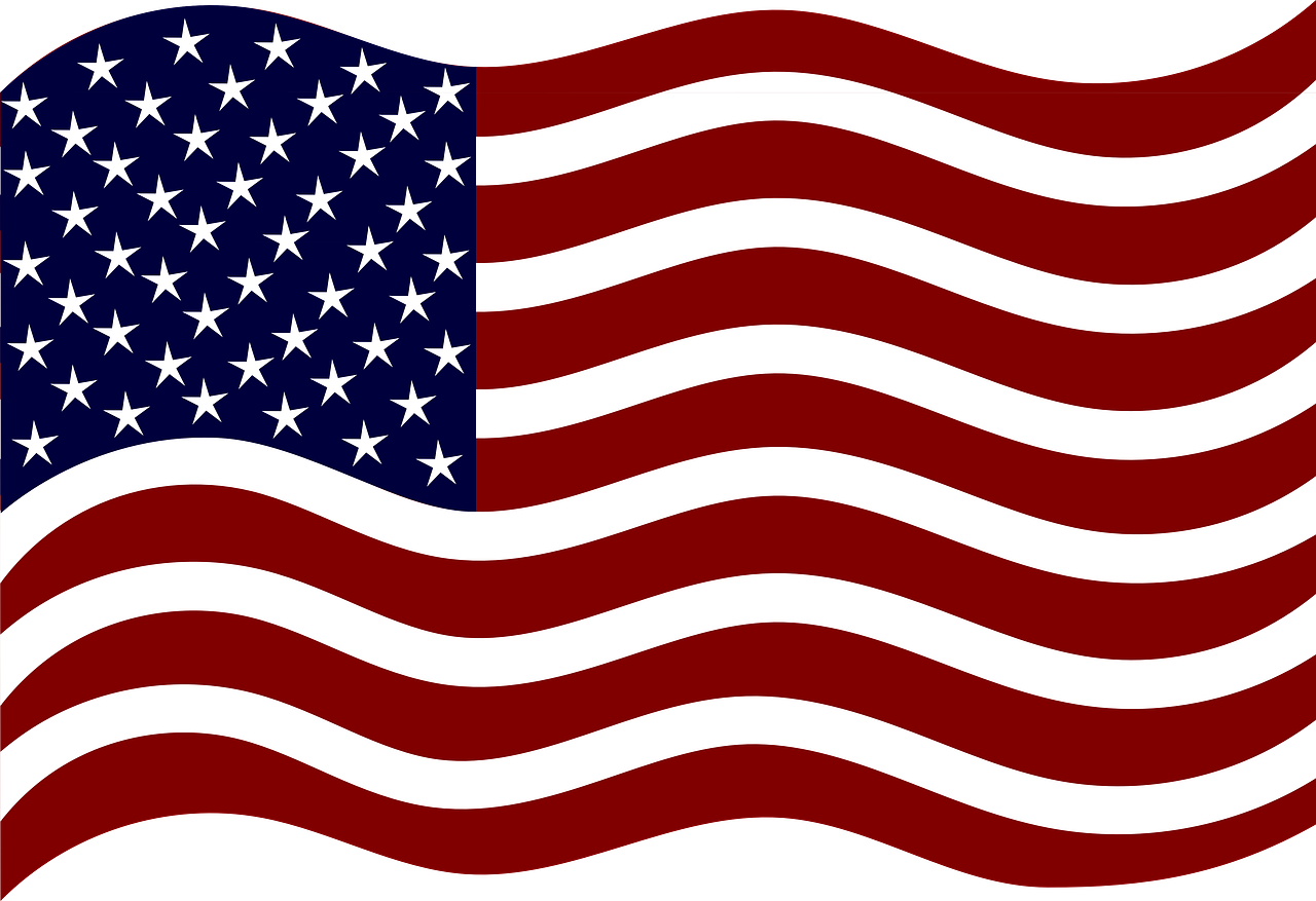 the flag of america with many stars and a wavy pattern