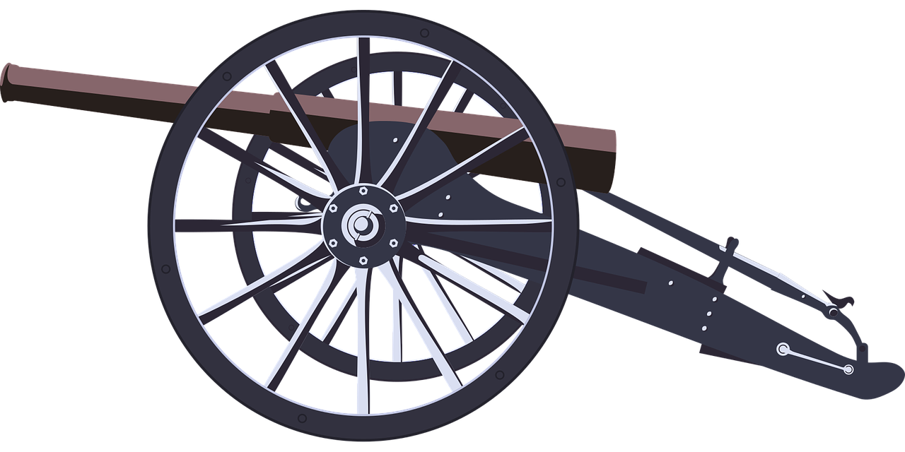 a drawing of a wagon wheel on the ground