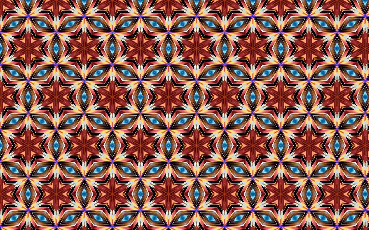 an abstract pattern with different colored shapes