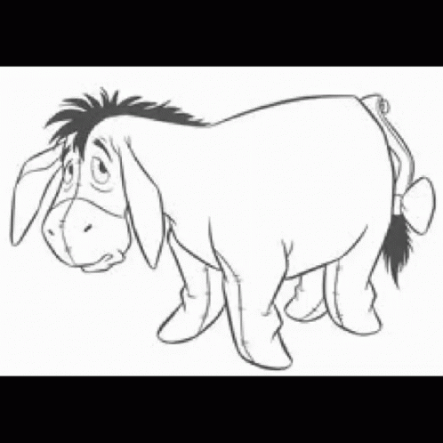 a cartoon donkey from the donkey movie