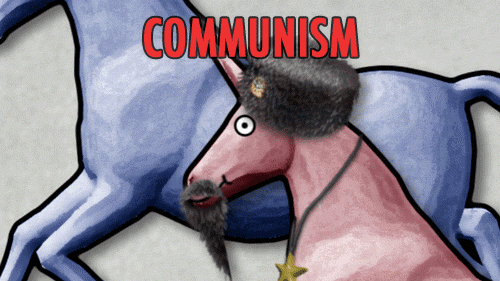 this is a drawing of a cartoon horse that appears to be a republican