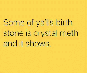 some of y'alls birth stone is crystal  and it shows