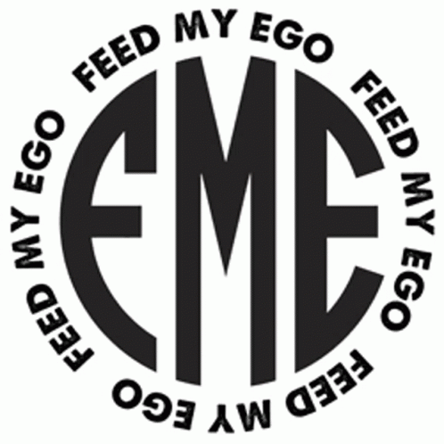 feed my ego - eo sticker