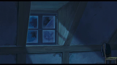 an open window is shown in a house