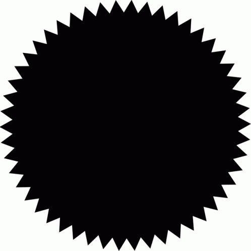 a black circle with lines running around it