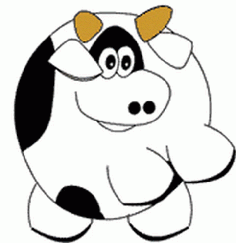 a cow that has its mouth open and eyes closed