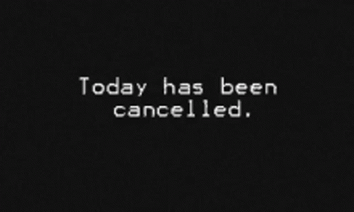 a text over a black background that says today has been concealed