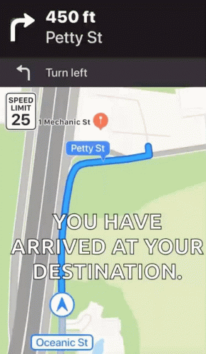 the screens of a gps device that shows an information screen