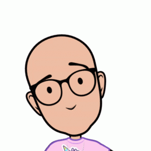 an old man in glasses and a pink shirt