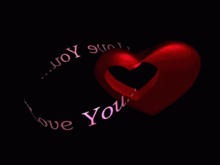 there is a picture of the heart and the text i love you