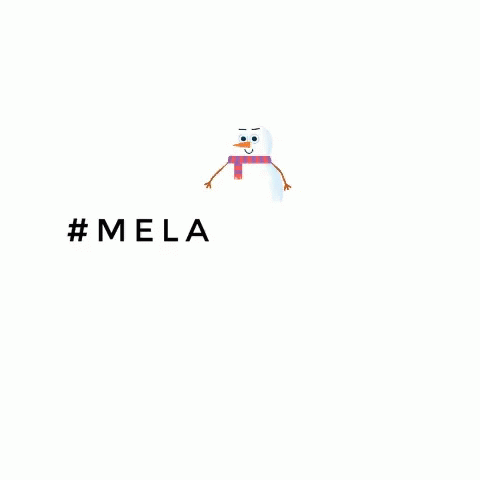 an image of a stylized logo with the word mela on it