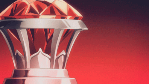 an animated illustration of a trophy on a dark background