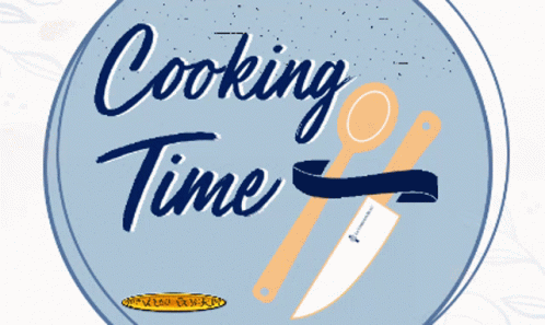 there is a circular sign that says cooking time