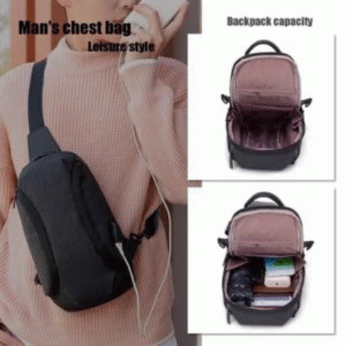 a backpack with the zipper open to reveal a phone in the compartment