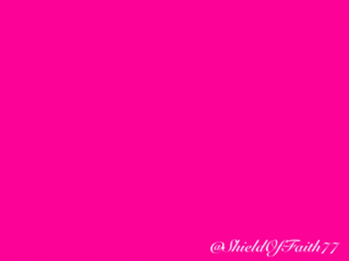 a bright pink background with a white background that says