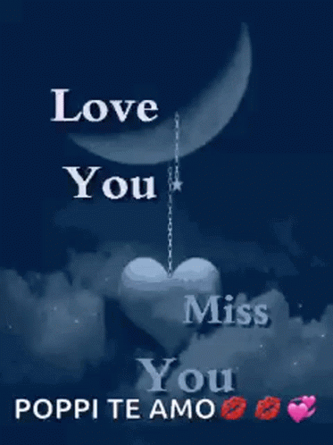 i love you miss you messages from the moon and back