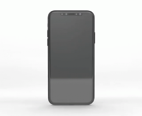 the back of a gray phone case