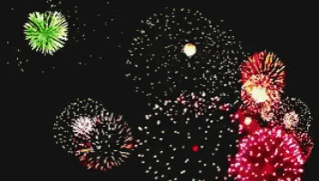 there is fireworks that look like a lot of people