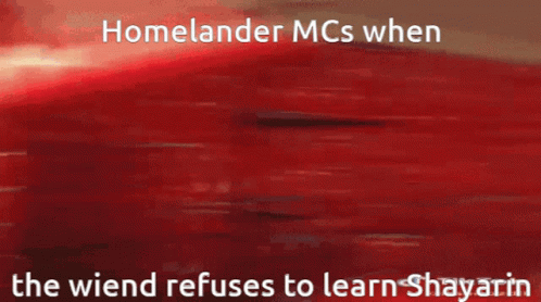 the text on the image reads, homelander mcs when