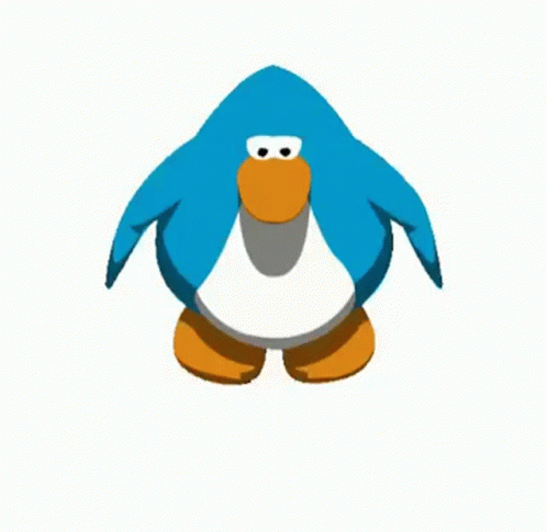 an animated bird that is in the middle of a white background