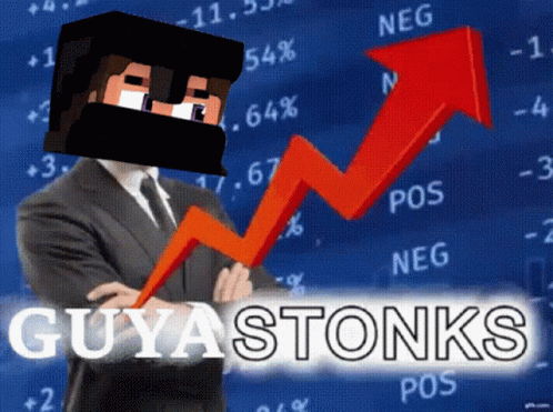 a man in a suit is standing in front of an arrow and the words guysa stones on it