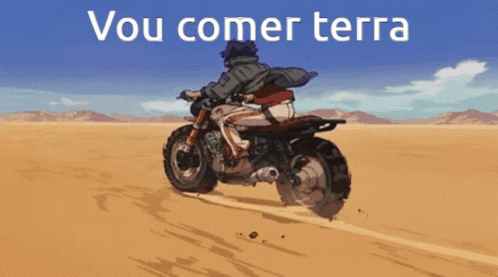 a motorcycle on the beach with the text you comer terra
