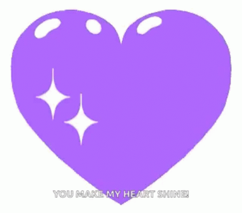 the heart with star shapes in it and a quote that reads, you may my heart shine