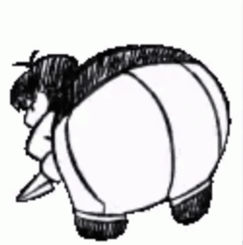 an image of a cartoon character carrying a large object