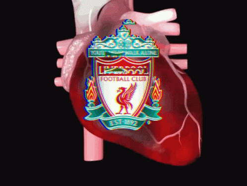 a picture of an electrical heart with the emblem of a football club