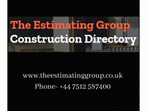 a poster with the words the estmut group construction directory