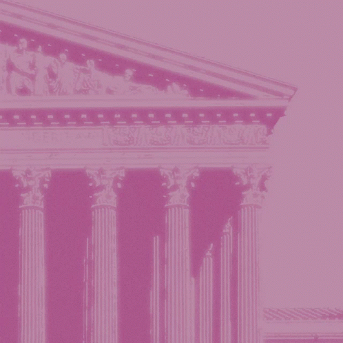 a purple po of the supreme court building
