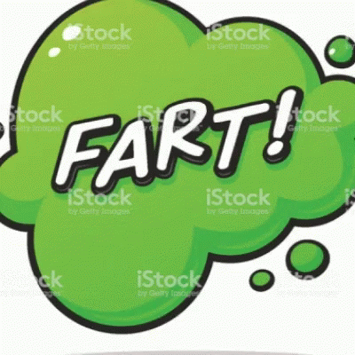 the words are green and there is bubble that says fart
