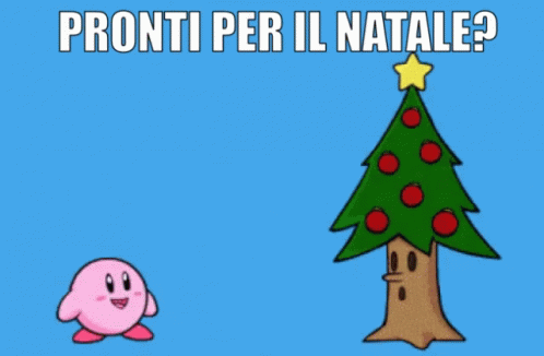 the cartoon is showing that christmas tree is a normal sized one