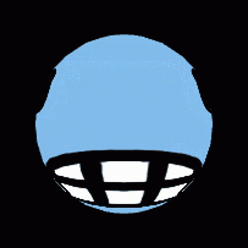 a helmet with white teeth and black eyes