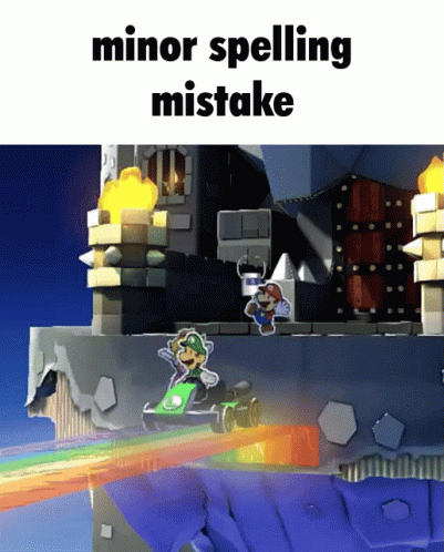 a video game with mario and luigi going through some obstacles