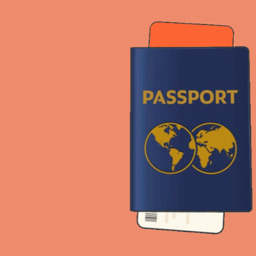 an illustration of a passport is being taken off of a smartphone