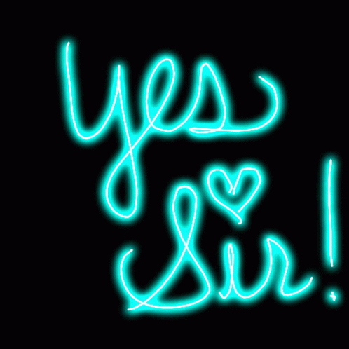 this is a neon sign that reads yes, you and i