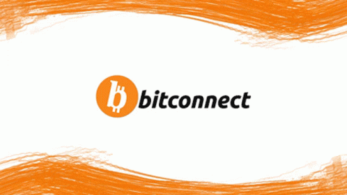 the bitconnect logo over a background