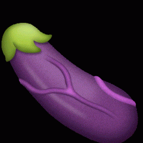 an image of a purple object with green accents