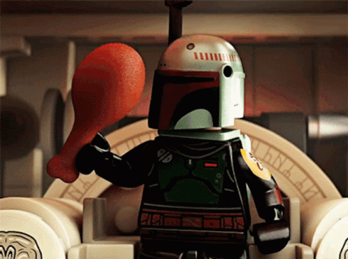 lego star wars character wearing a helmet