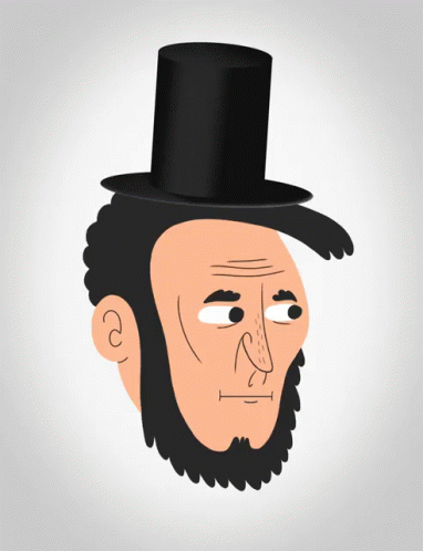 a man in a top hat is staring off